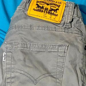 Levis size 12 boys 26x26 gray pants